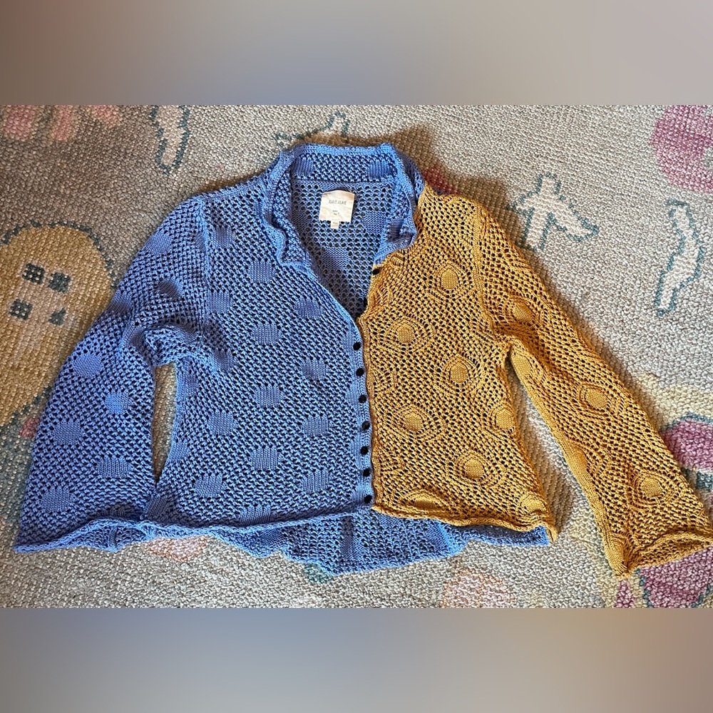 Ajaie Alaie: Evil Eye Summer Cardi | Moon XS/S